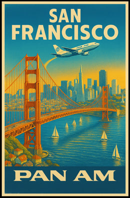 Pan Am San Francisco Poster