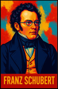 Franz Schubert Portrait Poster