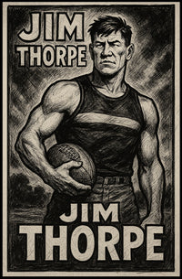 Jim Thorpe Legendary Athlete Poster