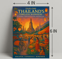 Thai Culture Adventure: Travel Poster