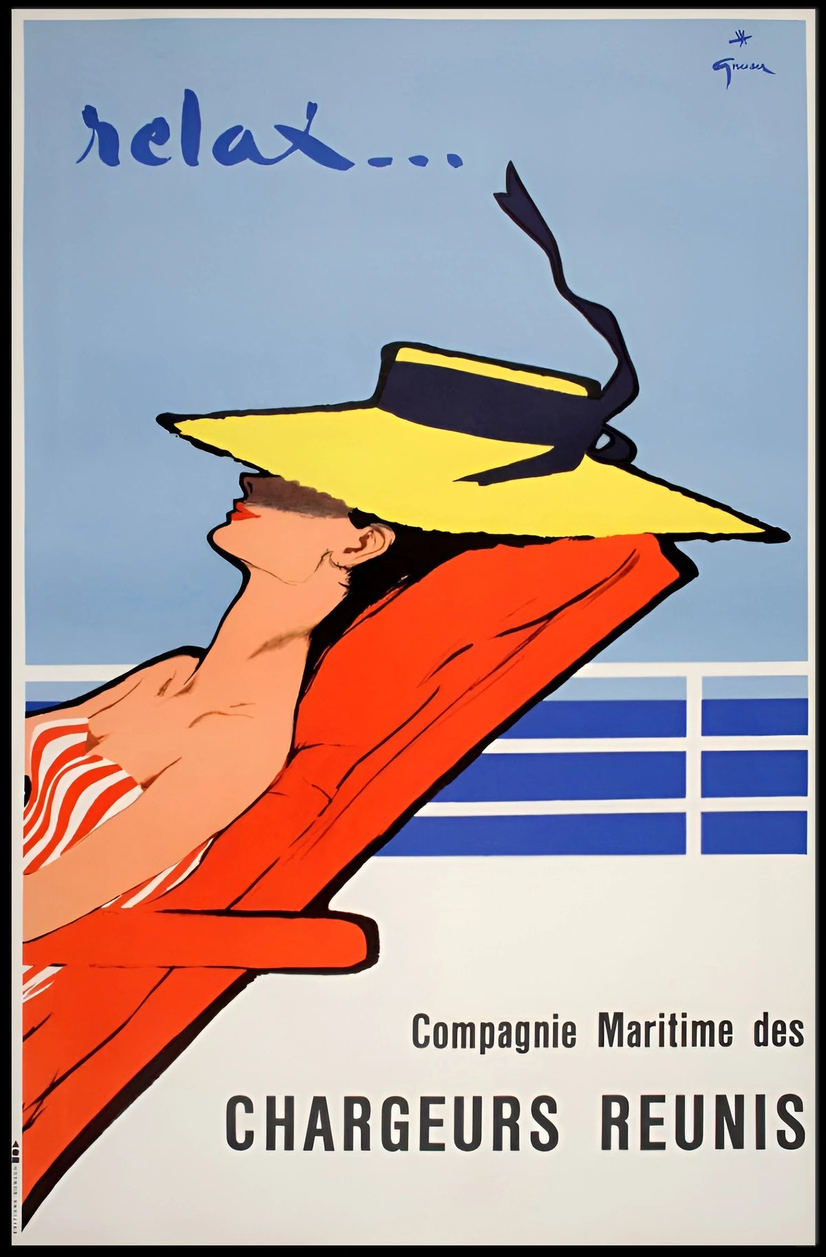 Relax With Chargeurs Réunis Poster