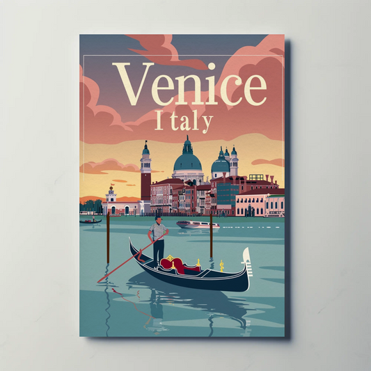 Venice Italy Vintage Poster