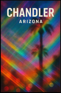 Chandler Arizona Vibes Digital Painting Poster