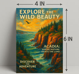 Explore the Wild Beauty of Acadia Poster PosterGoat