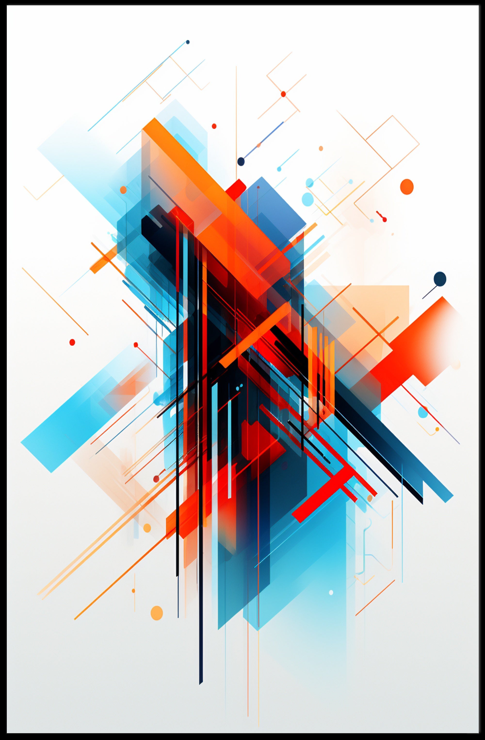 Geometric Abstraction Abstract Poster PosterGoat