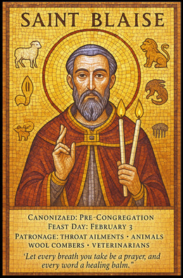 Saint Blaise Poster PosterGoat