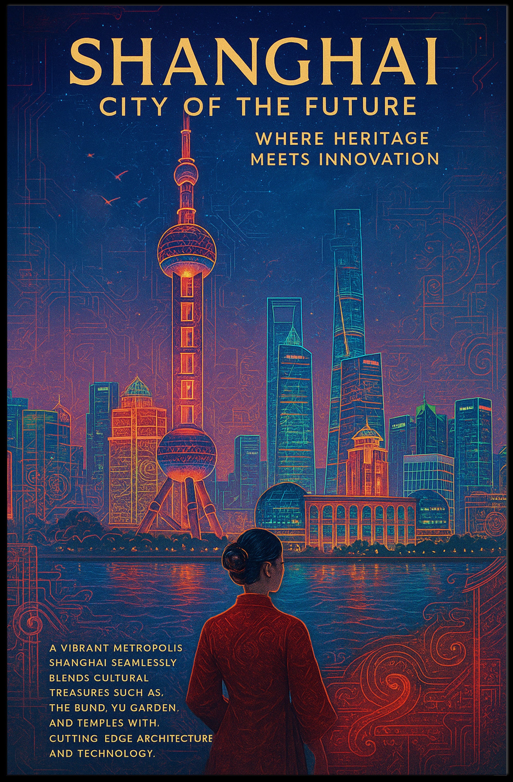 Shanghai City of the Future Poster