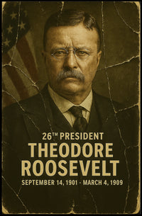 Theodore Roosevelt 26th President Poster