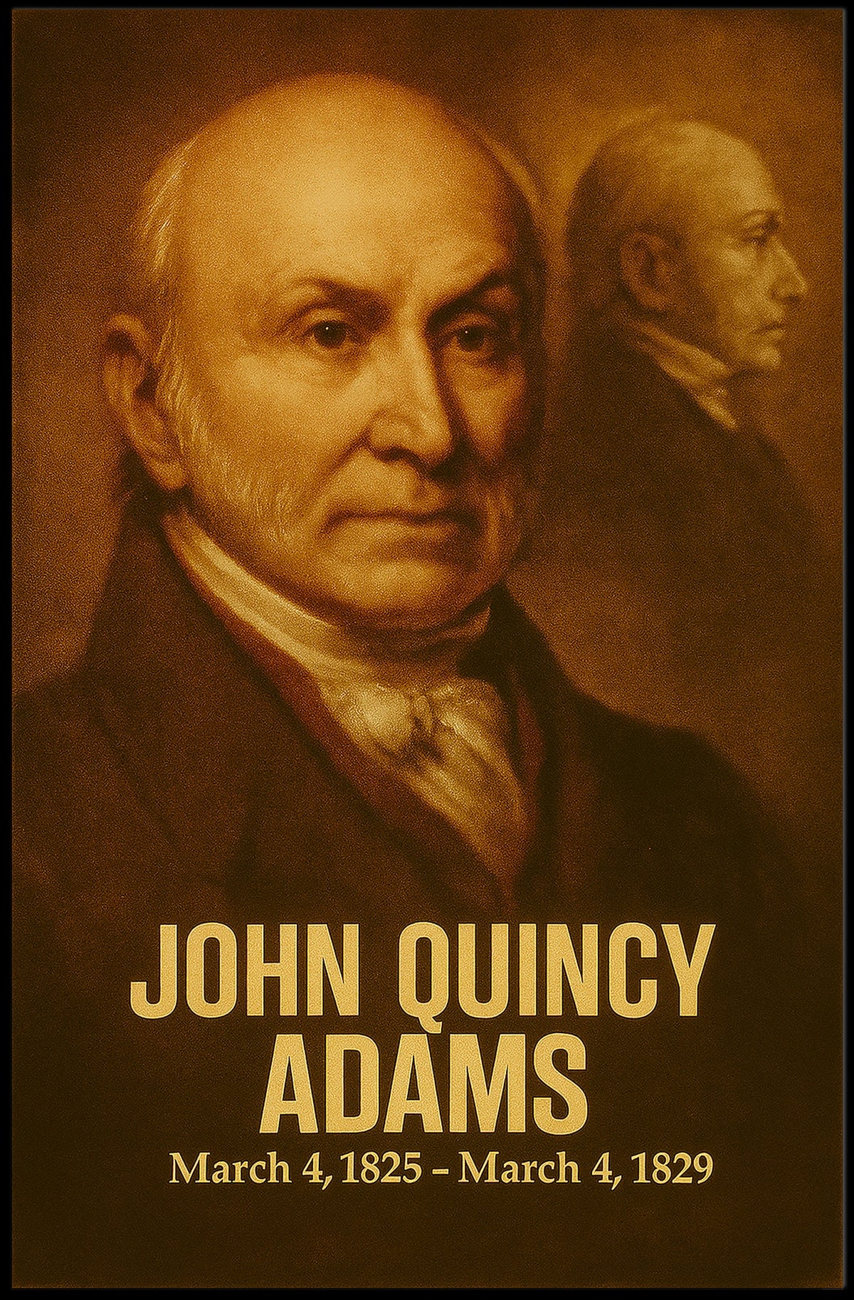 John Quincy Adams 6Th President Poster