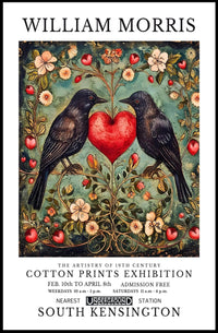 The Artistry of 19th Century Cotton Prints Exhibition Poster