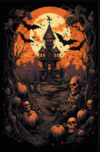 Haunted Halloween Night Poster