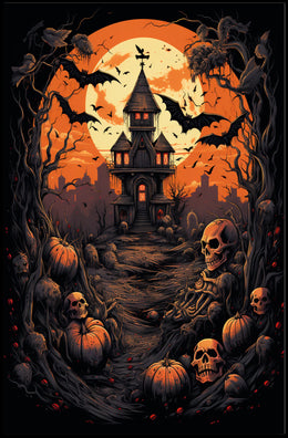 Haunted Halloween Night Poster