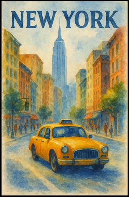 New York Cityscape Poster