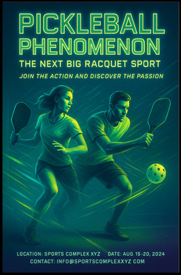 Pickleball Phenomenon Poster