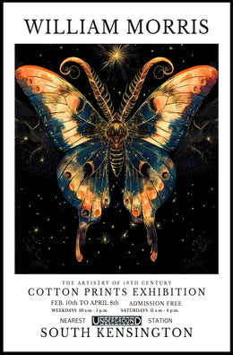 William Morris Artistry 19th Century Cotton Prints Poster