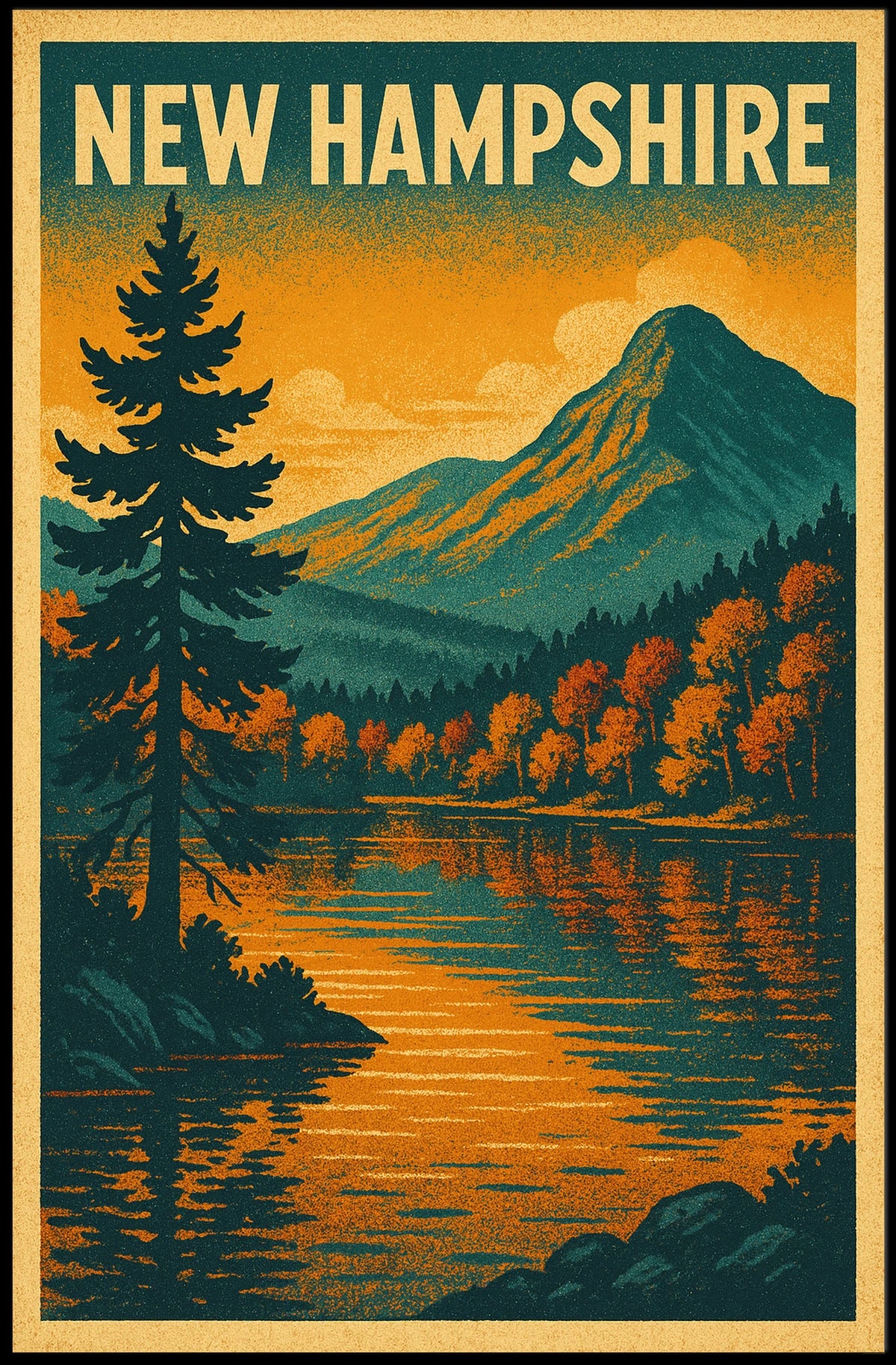 Scenic New Hampshire Poster