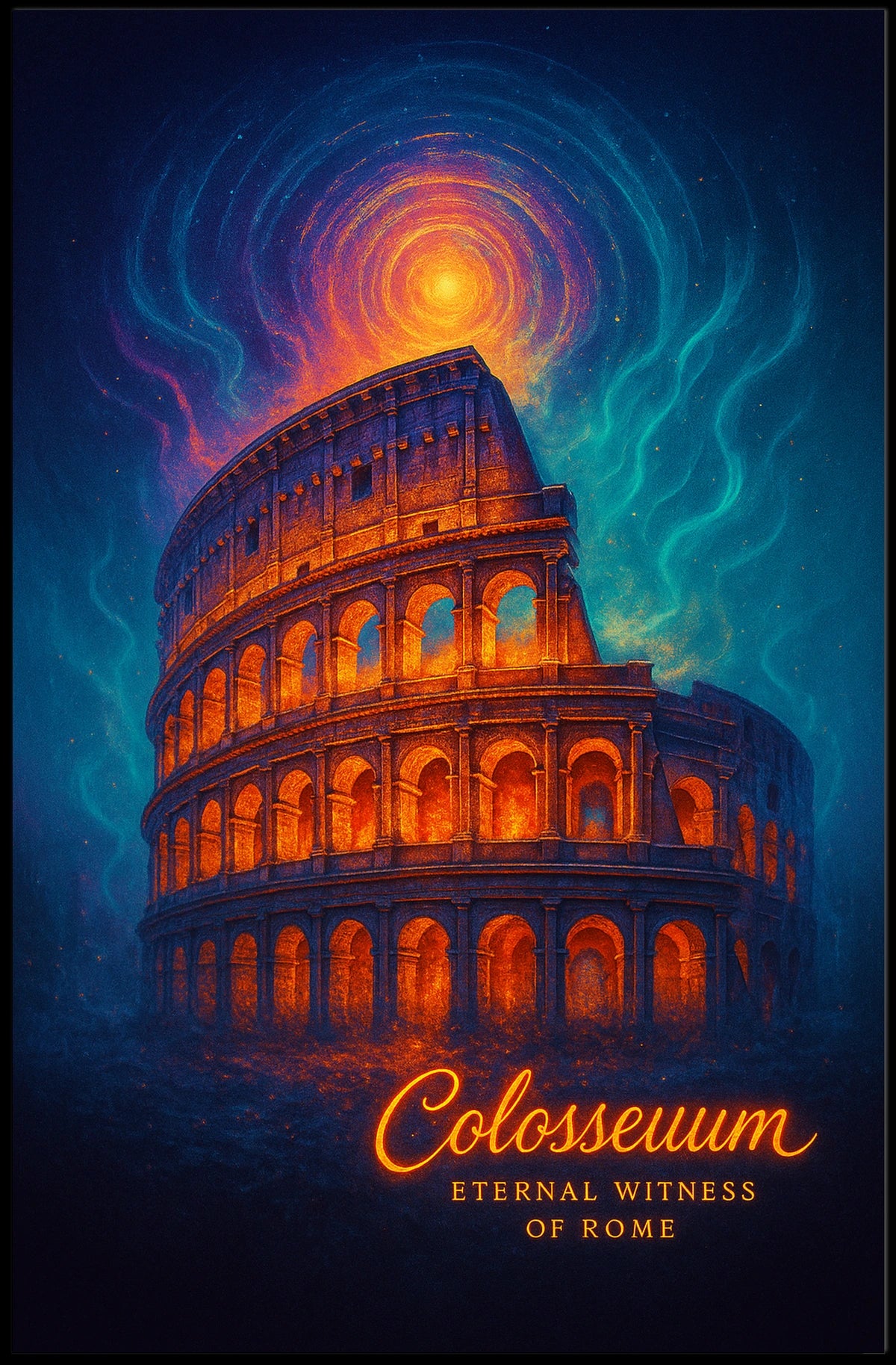 Colosseum Eternal Witness of Rome Poster