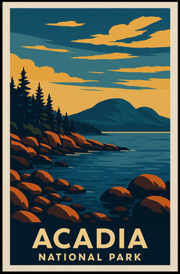 Acadia National Park Poster