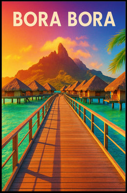 Bora Bora Paradise Poster
