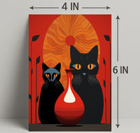 Feline Elegance Poster