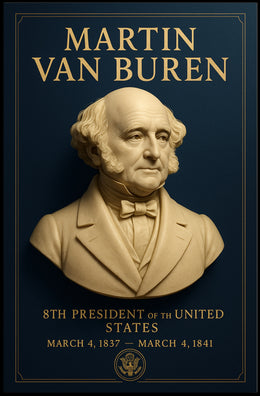 Martin Van Buren Presidential Historical Poster PosterGoat