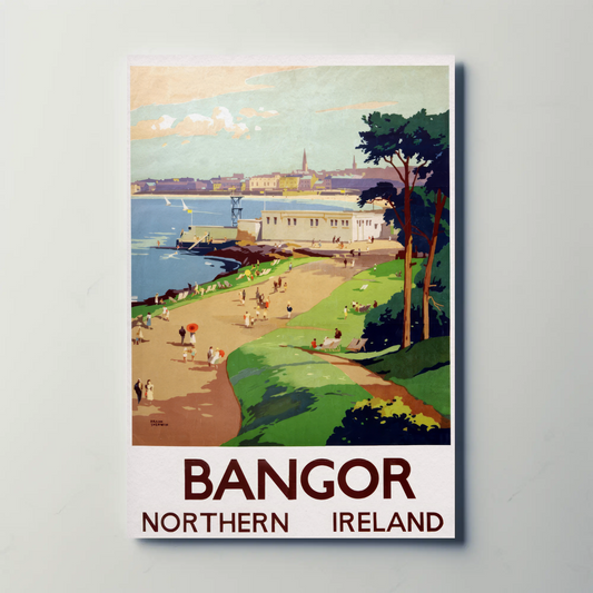 Vintage Poster - Bangor Northern Ireland