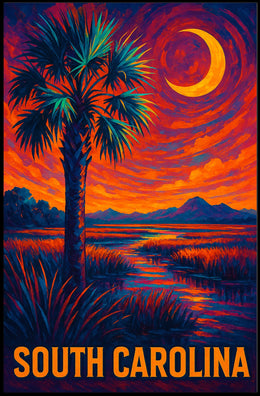South Carolina Sunset Poster