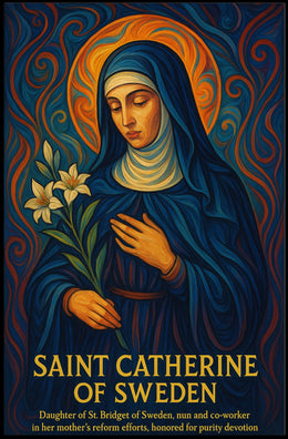 Saint Catherine of Sweden Poster