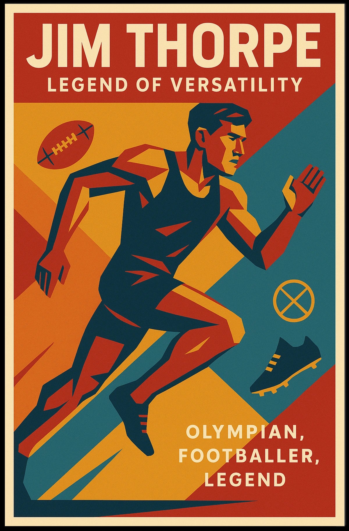 Jim Thorpe The Ultimate Sports Legend Jim Thorpe Poster