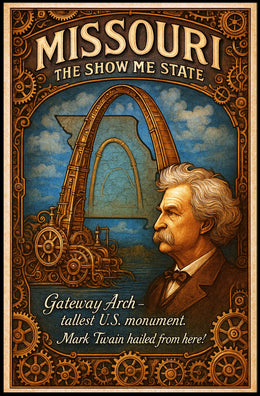 Missouri The Show Me State Poster