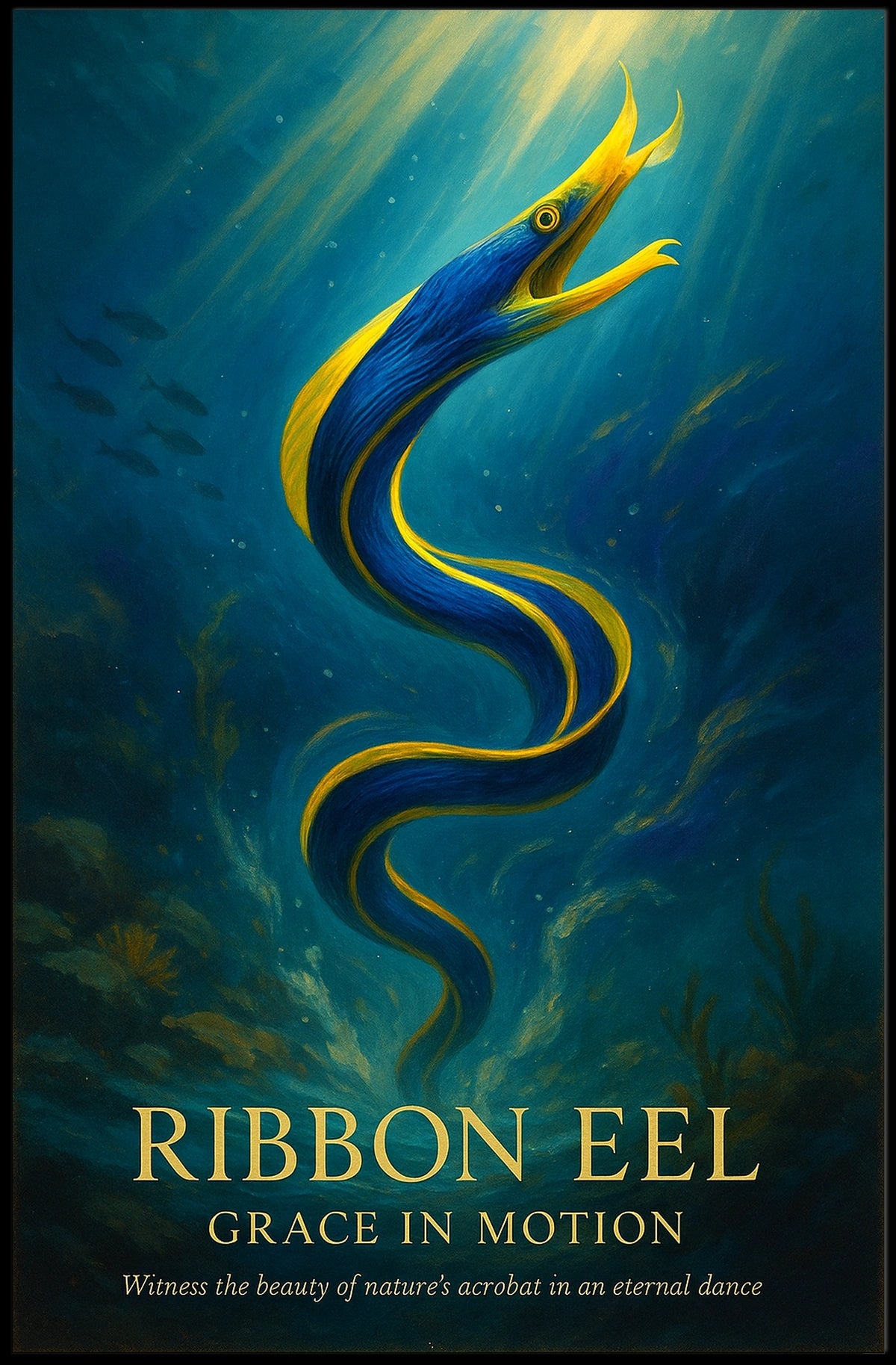 Ribbon Eel Grace in Motion Poster