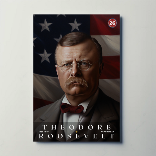 Theodore Roosevelt 26th President Of The United States Portrait