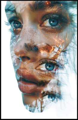 Mysterious Cloaked Figure Fantasy Art Poster Print PosterGoat