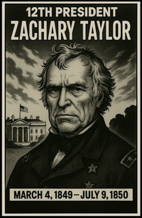 Zachary Taylor 12Th President Poster
