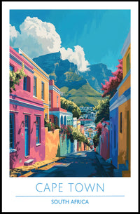 Cape Town Bo-Kaap Street Art Urban or Cityscape Poster