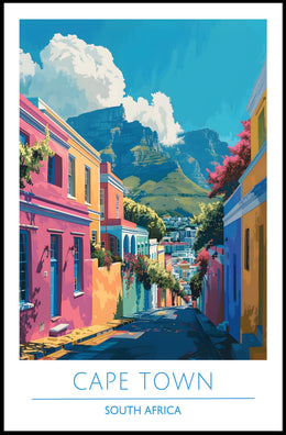 Cape Town Bo-Kaap Street Art Urban or Cityscape Poster