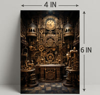 Steampunk Clockwork Masterpiece Poster