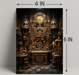 Steampunk Clockwork Masterpiece Poster