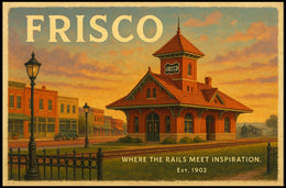 Frisco Railway Station Travel Poster Print
