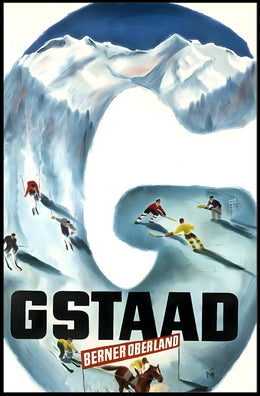 Gstaad Winter Sports Poster