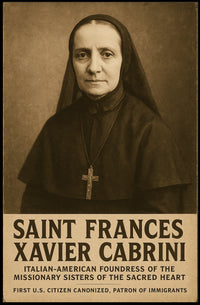 Saint Frances Xavier Cabrini Poster