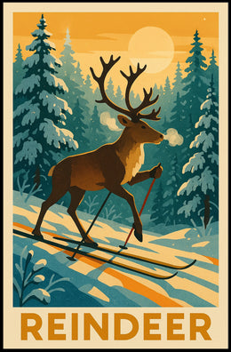 Reindeer Adventure Poster