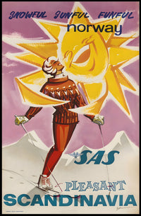 Snowful Gumful Funful Norway Poster
