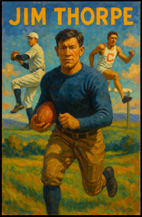Jim Thorpe Athletic Legend Poster