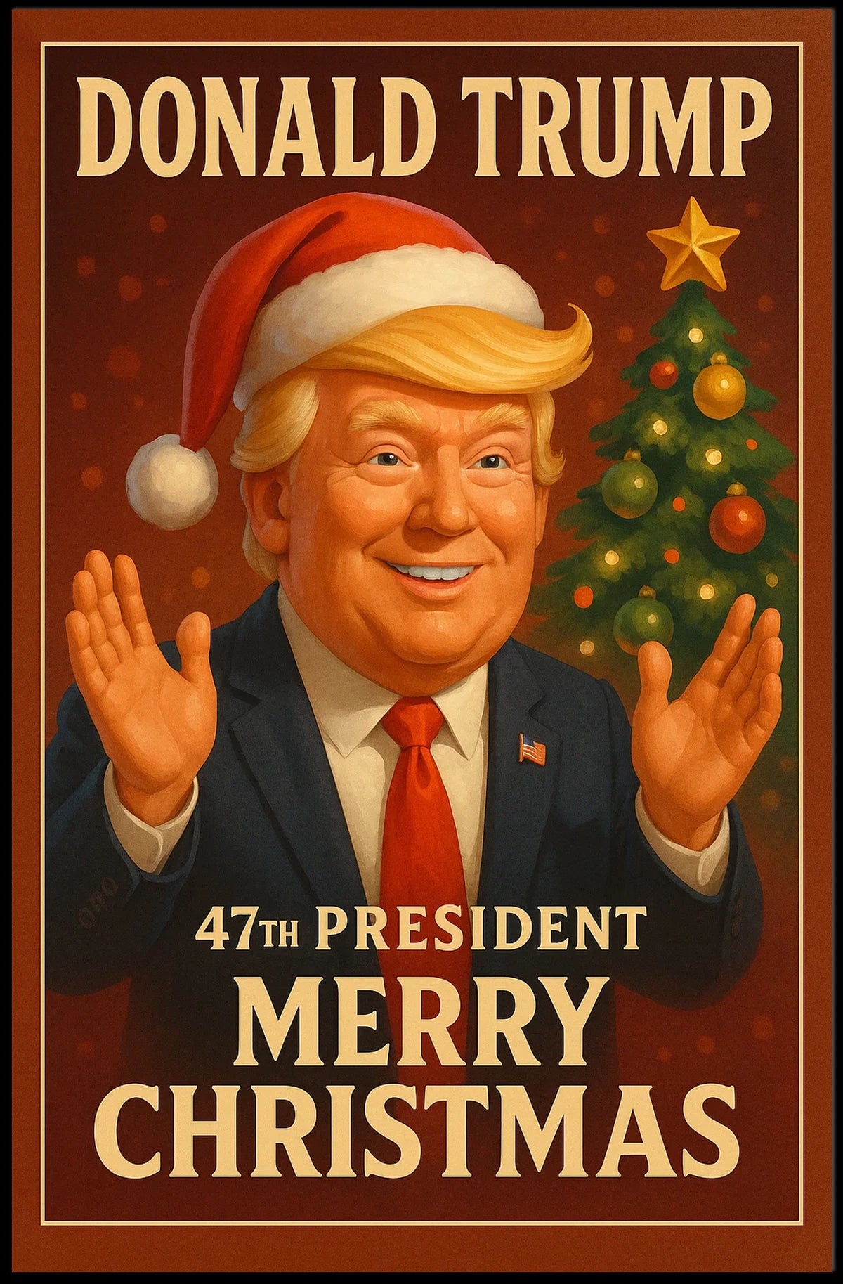 Trump as 47th President Political or Propaganda Poster