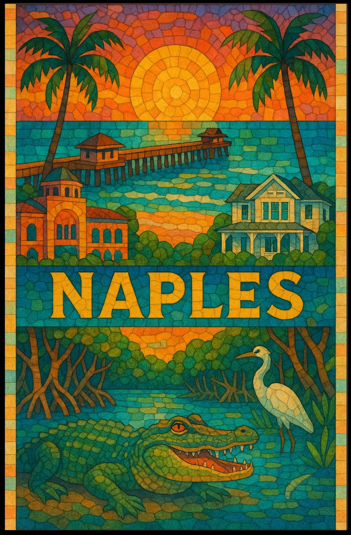 Naples A Tropical Mosaic