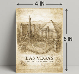 Las Vegas Civitas Lux et Fortuna Poster PosterGoat