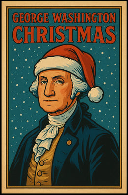 George Washington Christmas Poster