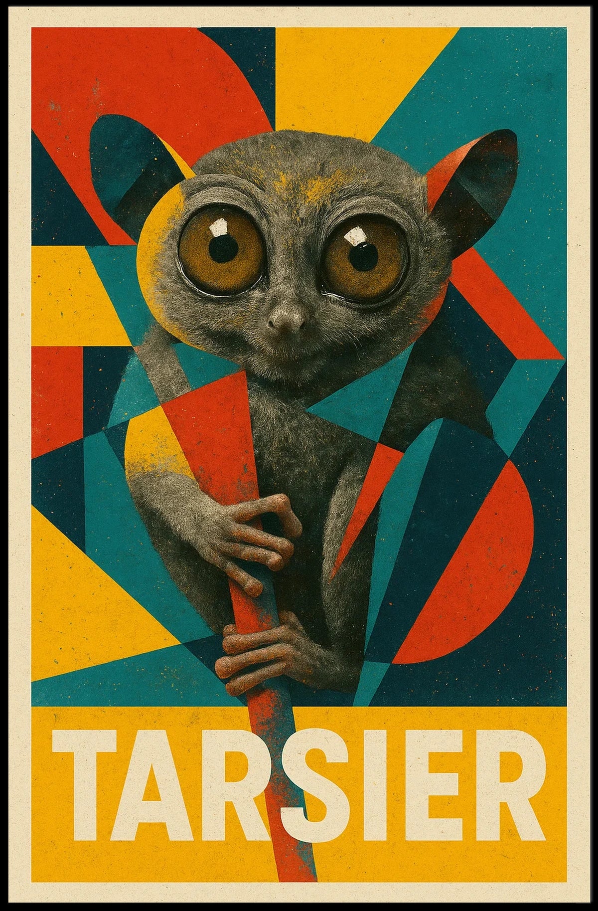 Tarsier Art Poster