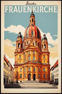 Frauenkirche in Dresden Poster